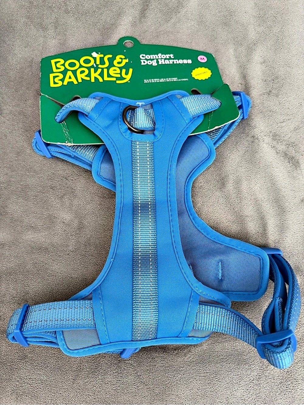Boots & Barkley Comfort Dog Harness Blue